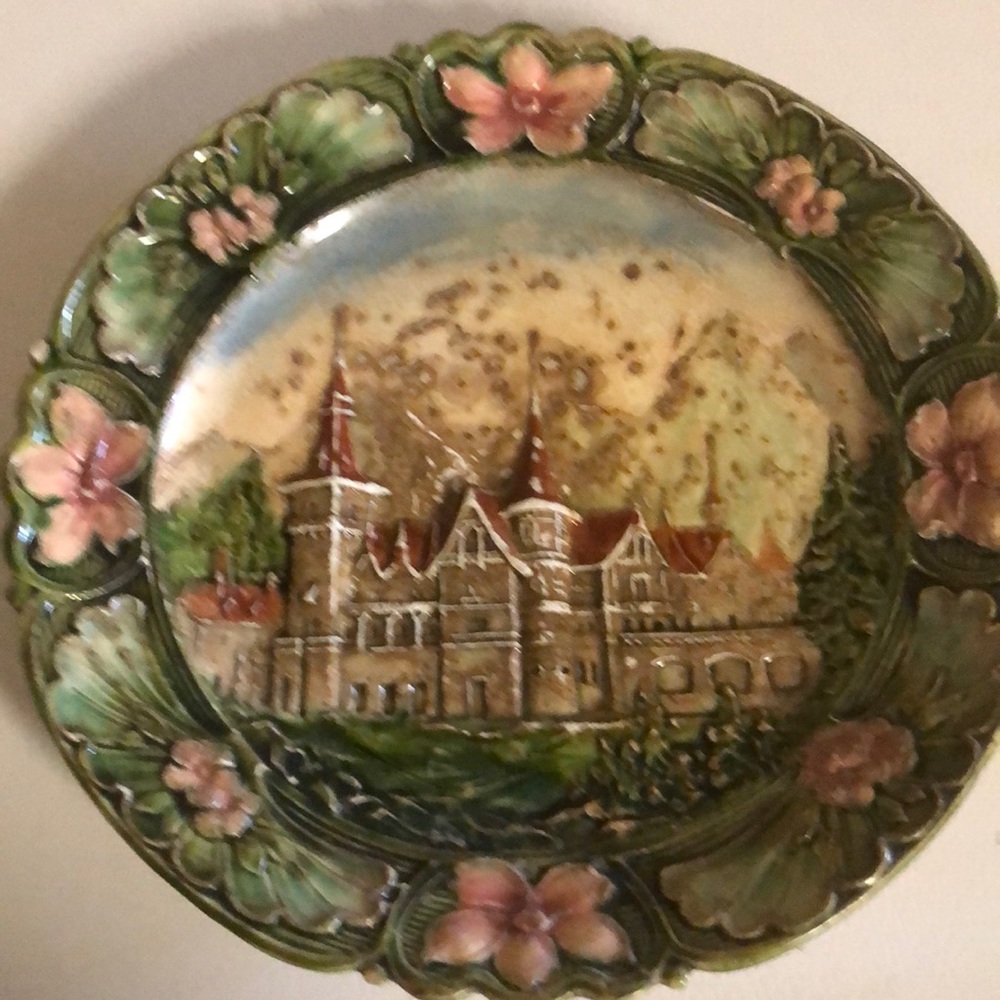 Ceramic vintage authentic plate